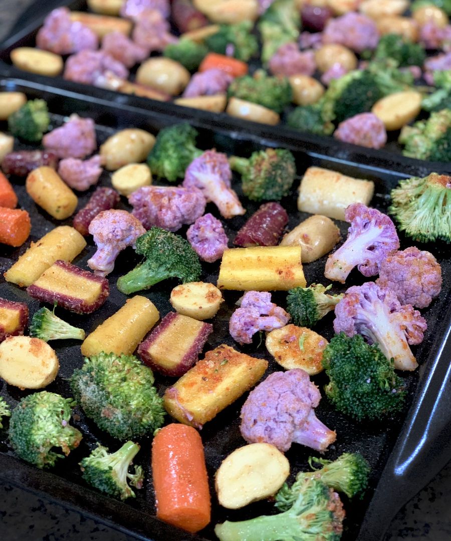 Légumes rôtis au thym