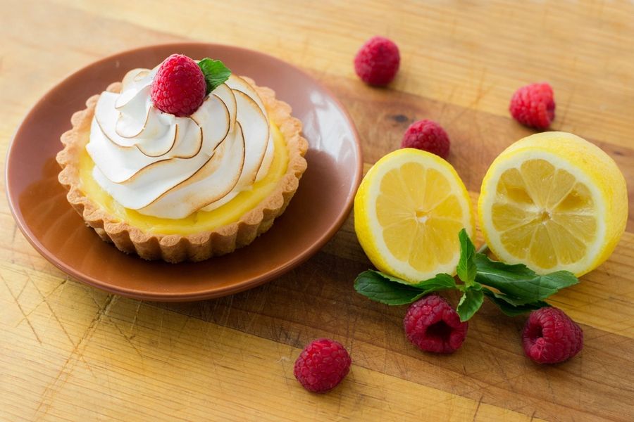 Tartelette au citron de Menton